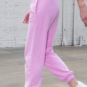 Brandy Melville Bubblegum Pink Rosa Sweatpants